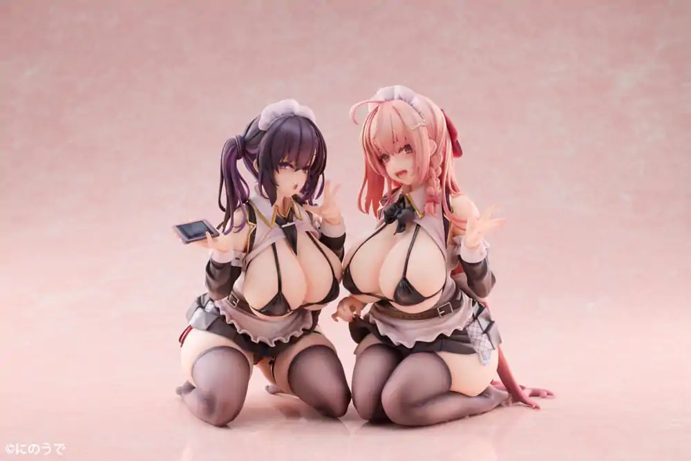 Statuete PVC Personaj Original 1/5 Set de 2 Koho Miya & Otsuhane Fuwari ilustrație de Ninoude 18 cm poza produsului