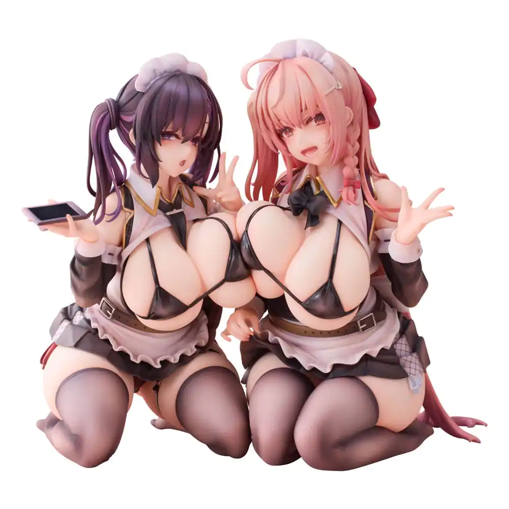 Statuete PVC Personaj Original 1/5 Set de 2 Koho Miya & Otsuhane Fuwari ilustrație de Ninoude 18 cm poza produsului