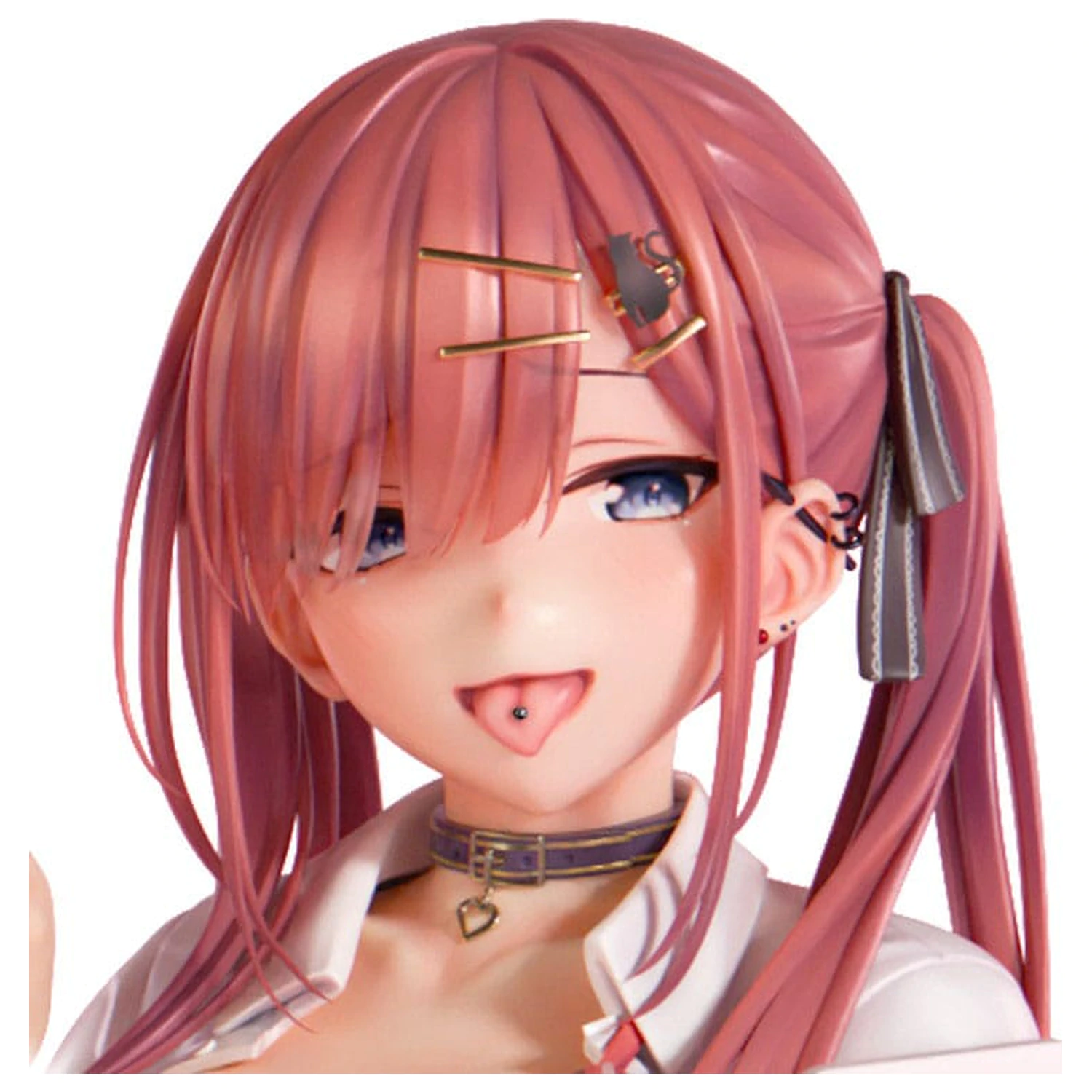 Original Character Statuie 1/5 Red-Haired Gyaru-Chan Bare Face Ver. Ilustrare de Nanamakura 29 cm poza produsului