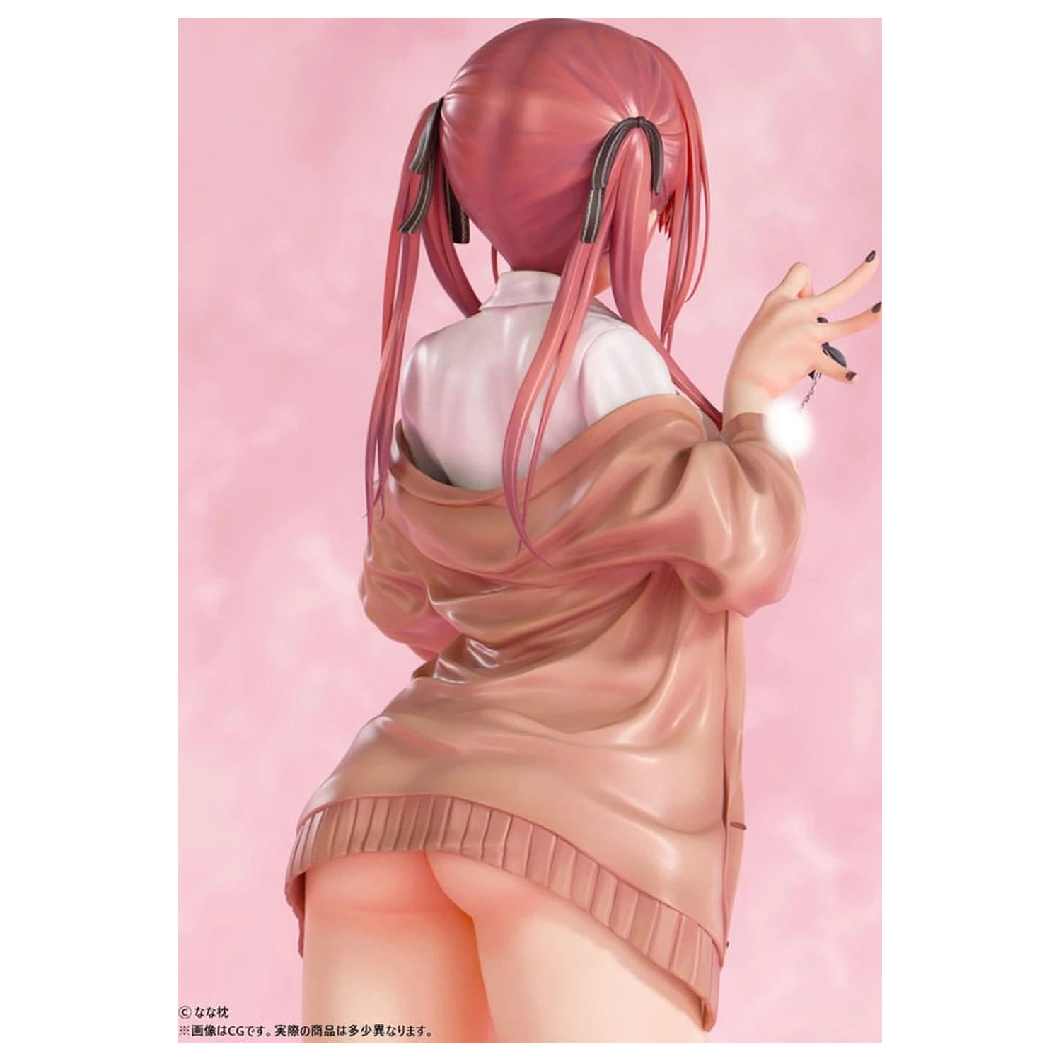 Original Character Statuie 1/5 Red-Haired Gyaru-Chan Bare Face Ver. Ilustrare de Nanamakura 29 cm poza produsului