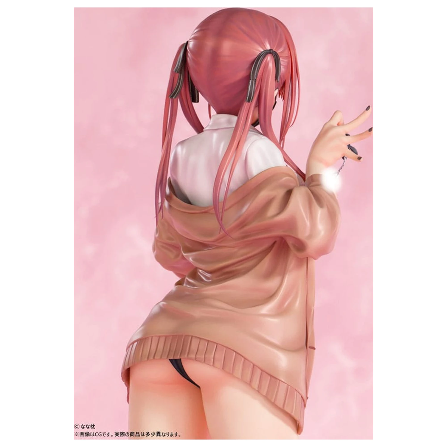 Original Character Statuie 1/5 Red-Haired Gyaru-Chan Mask Ver. Ilustratie de Nanamakura 29 cm poza produsului