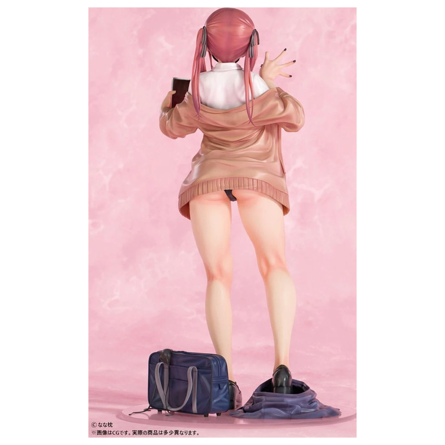 Original Character Statuie 1/5 Red-Haired Gyaru-Chan Mask Ver. Ilustratie de Nanamakura 29 cm poza produsului