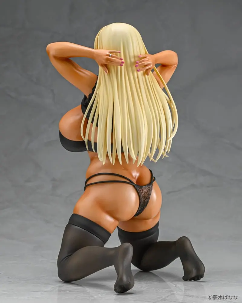 Statuie personaj original 1/6 Asai Kaori BLACK gal ver. 20 cm poza produsului