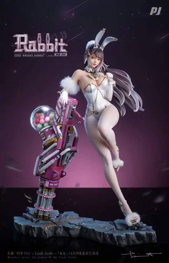 Statuie PVC Original Character 1/6 Bright Rabbit Illustration by Loull Aroll x New Era 37 cm poza produsului