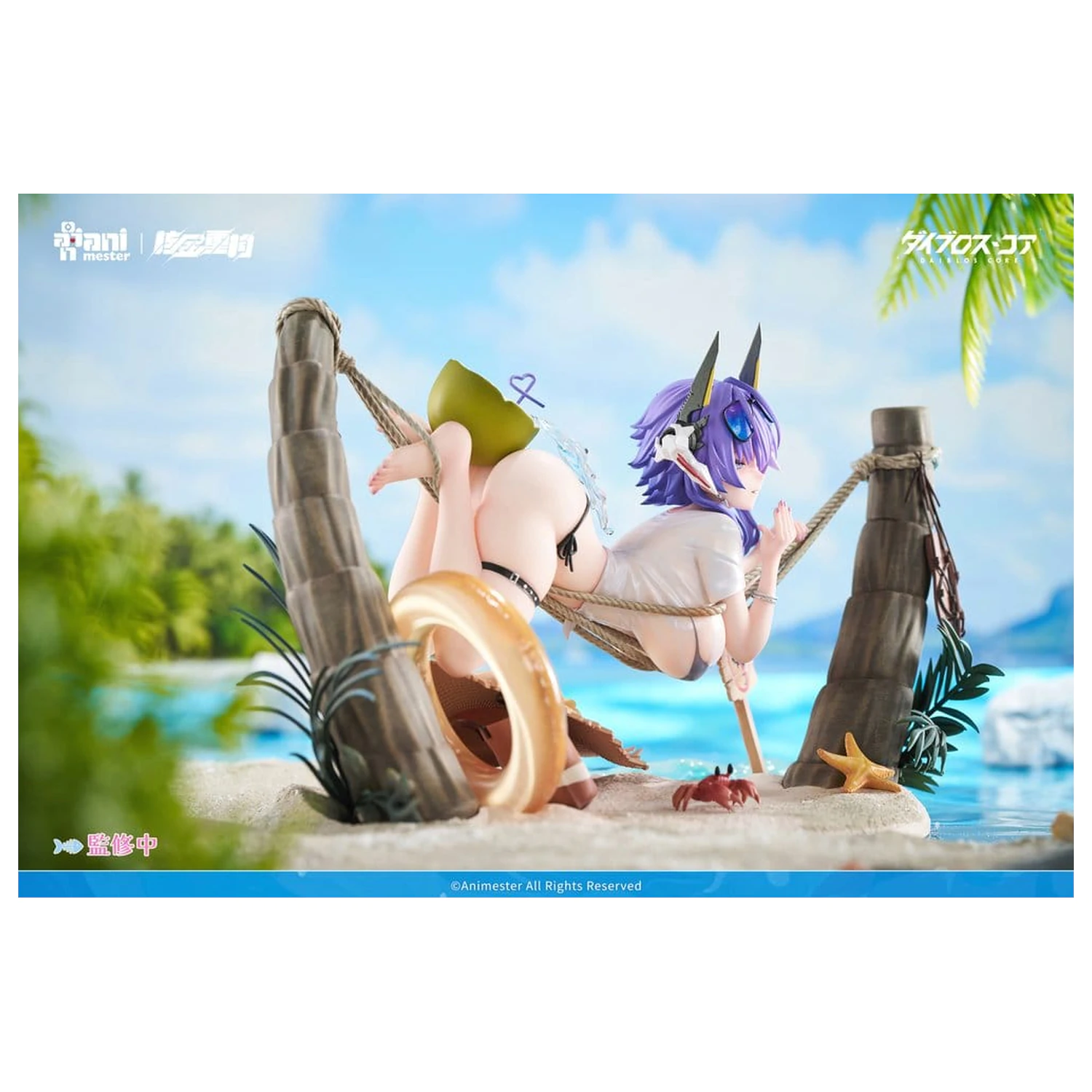 Original Character Figurina PVC 1/6 Bright Summer Barbera·Red ilustrare de DaiblosCore 14 cm poza produsului