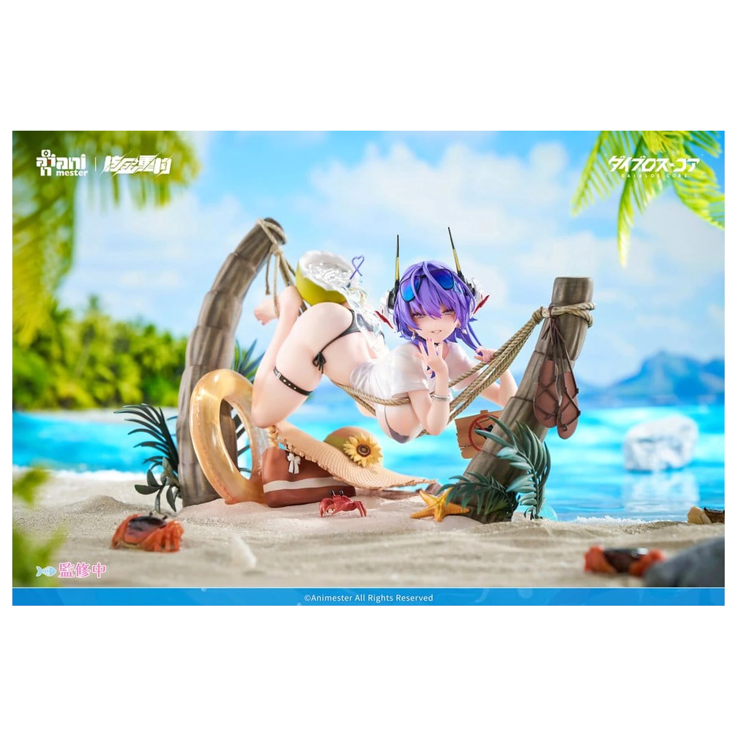 Original Character Figurina PVC 1/6 Bright Summer Barbera·Red ilustrare de DaiblosCore 14 cm poza produsului
