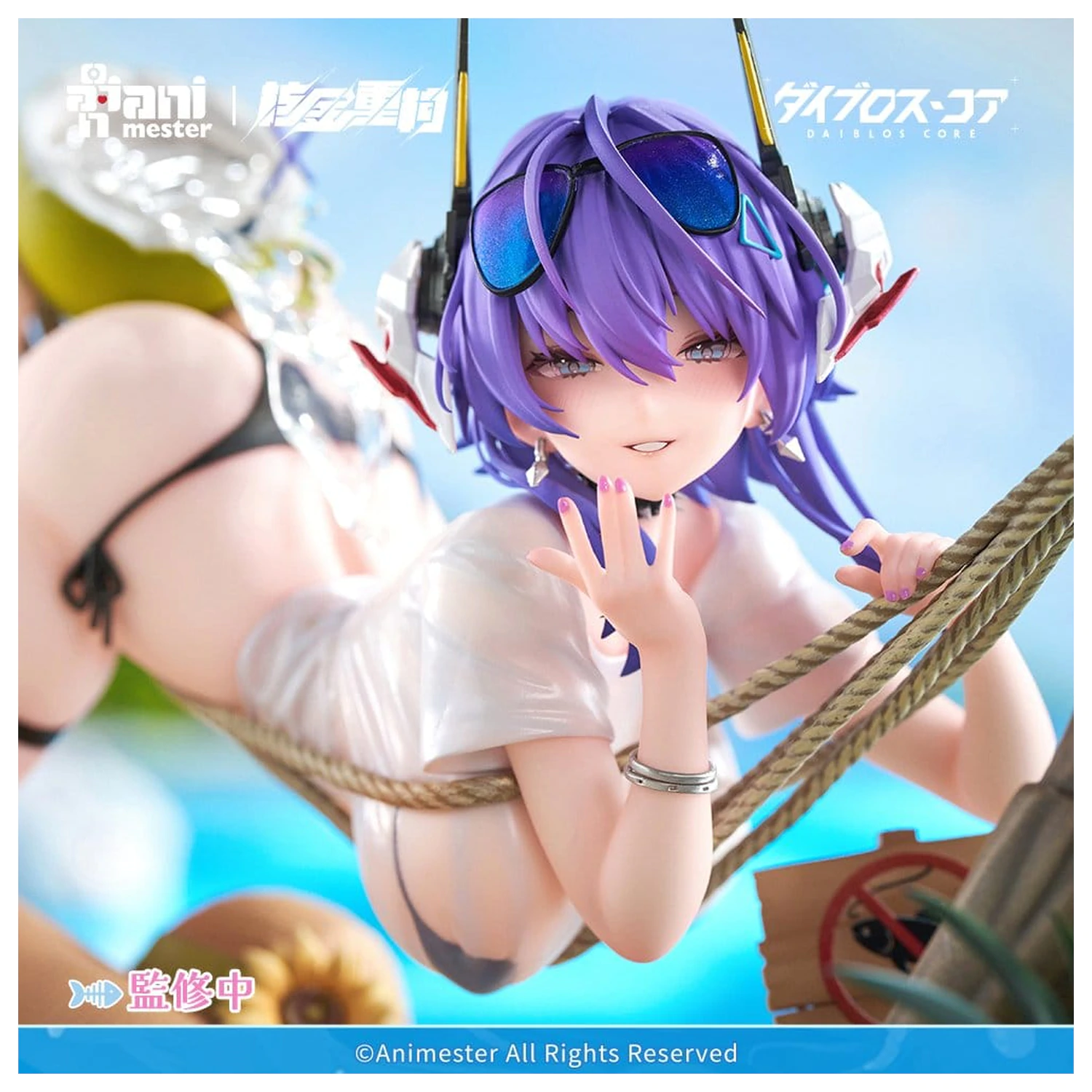 Original Character Figurina PVC 1/6 Bright Summer Barbera·Red ilustrare de DaiblosCore 14 cm poza produsului
