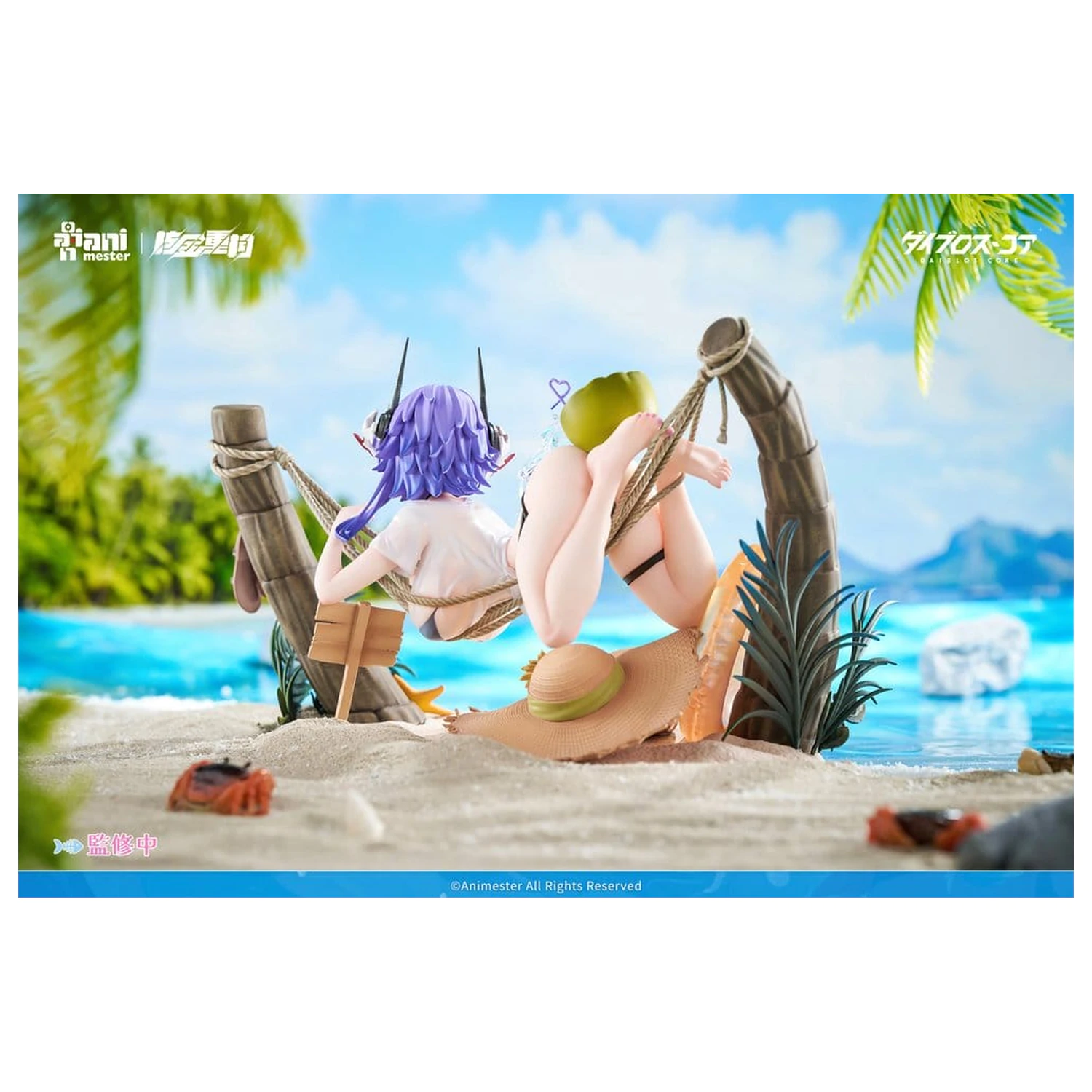 Original Character Figurina PVC 1/6 Bright Summer Barbera·Red ilustrare de DaiblosCore 14 cm poza produsului