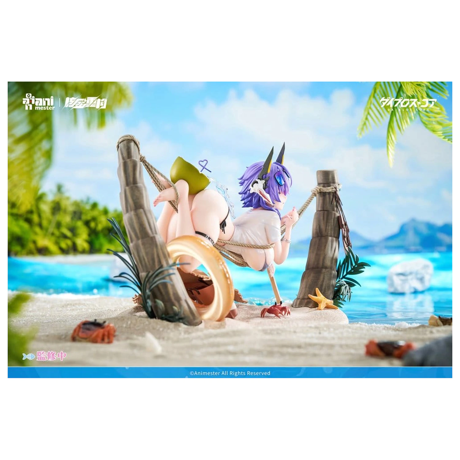 Original Character Figurina PVC 1/6 Bright Summer Barbera·Red ilustrare de DaiblosCore 14 cm poza produsului