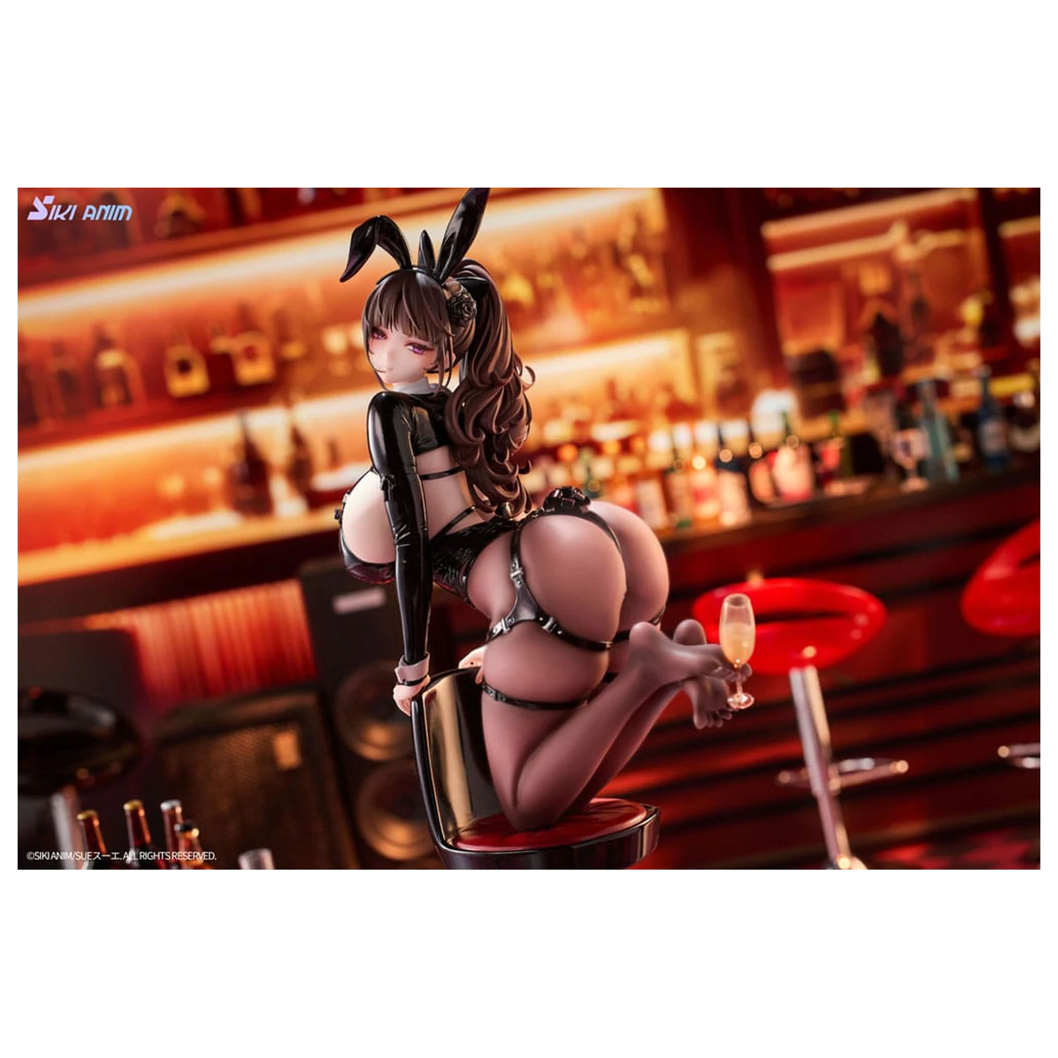 Original Character Statuie din PVC 1/6 Champagne and Bunny Girl Rose Black Stocking Ver. 31 cm poza produsului