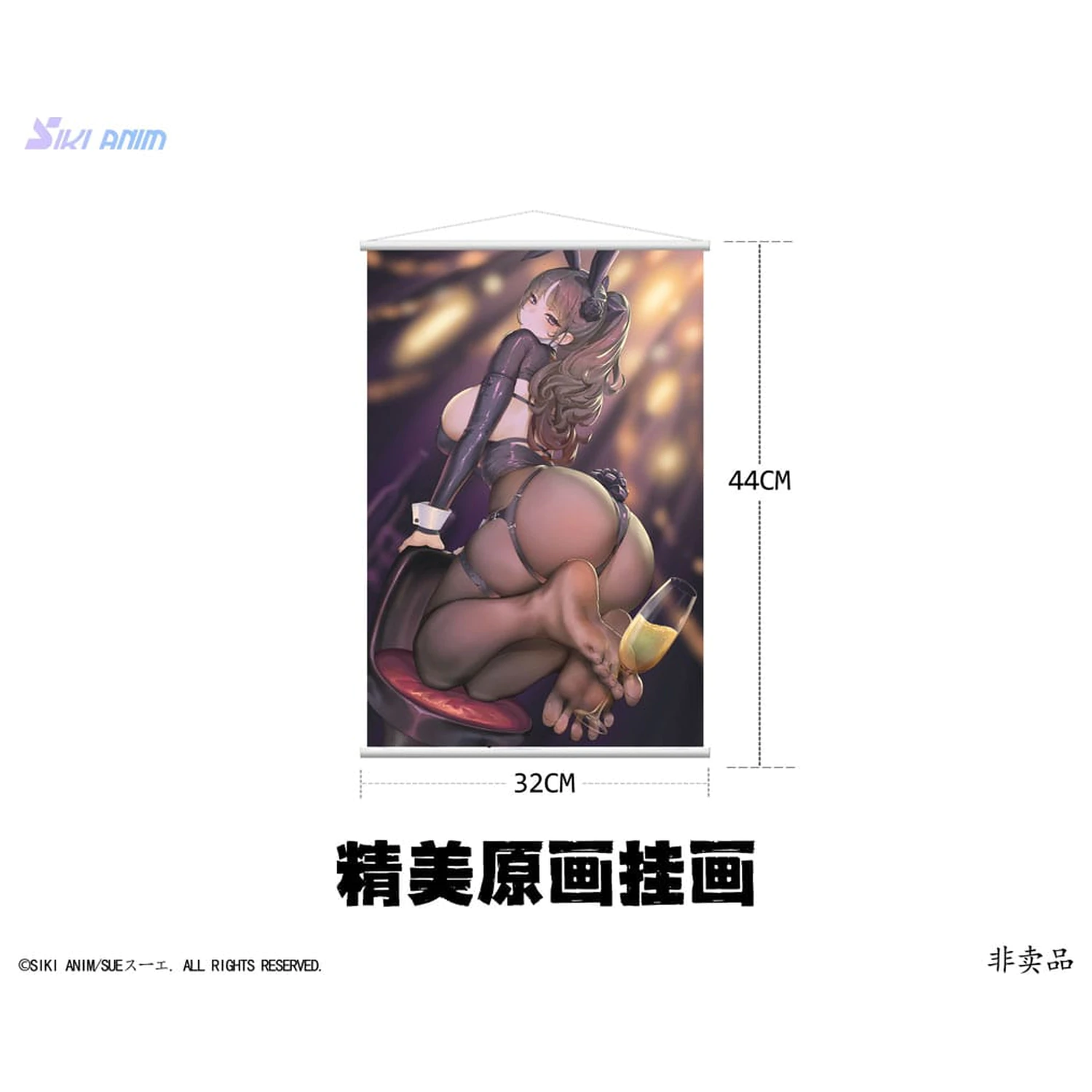 Original Character Statuetă PVC 1/6 Champagne and Bunny Girl Rose White Stocking Ver. 31 cm poza produsului