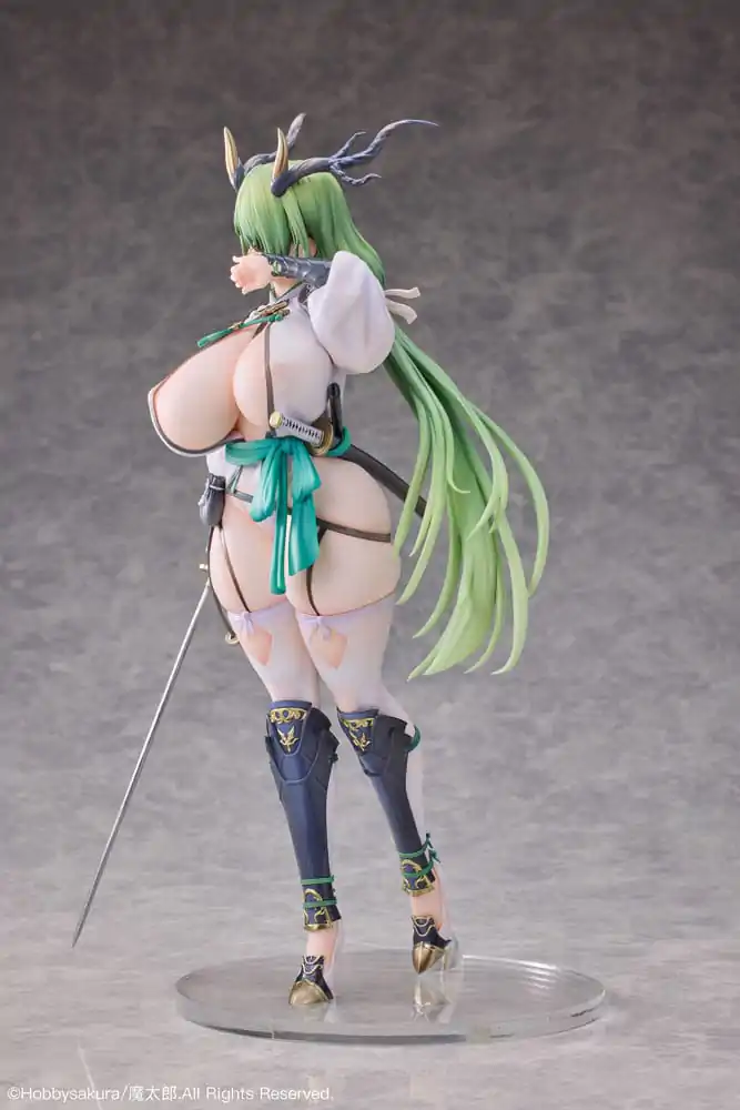 Figurină PVC personaj original 1/6 Dokuganryu-chan Ilustrată de Mataro 30 cm poza produsului