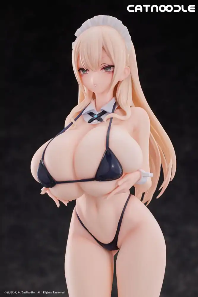 Original Character Statuie PVC 1/6 Dosukebe Bikini wo Kitekureru Juujun na Maid-san Illustration by Himuka Yuzuki 27 cm poza produsului