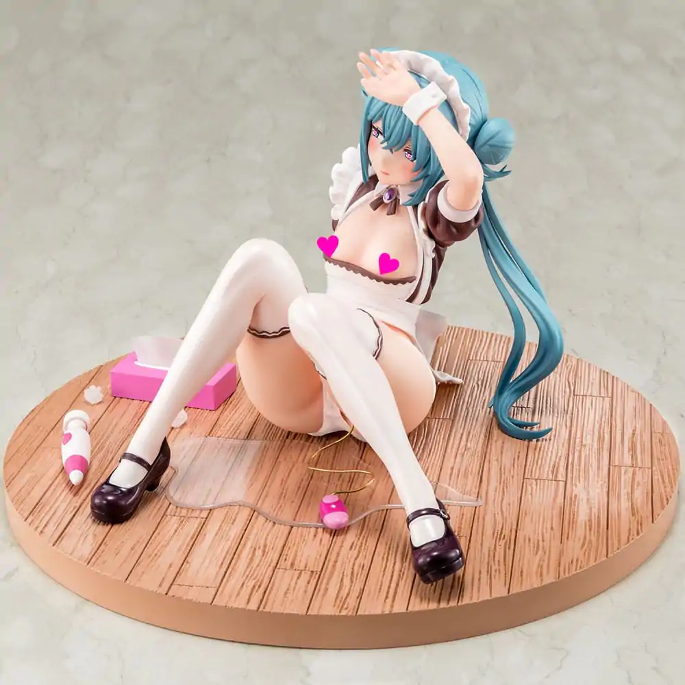 Statuie PVC Personaj Original 1/6 Servicii Sexuale Maid Elfa Lime 17 cm poza produsului