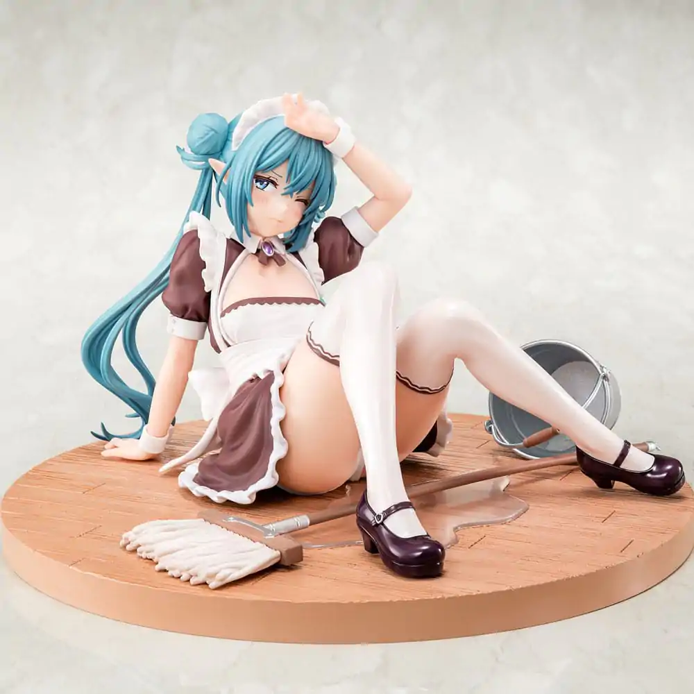 Statuie PVC Personaj Original 1/6 Servicii Sexuale Maid Elfa Lime 17 cm poza produsului