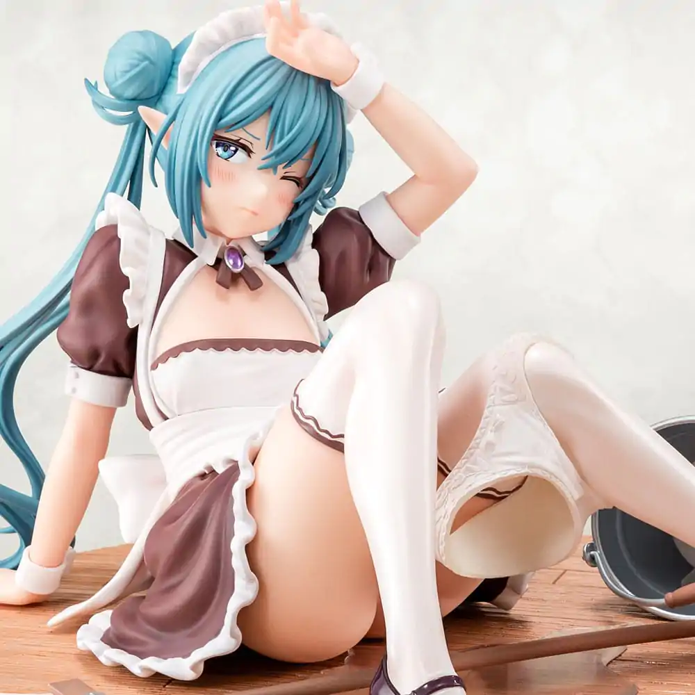 Statuie PVC Personaj Original 1/6 Servicii Sexuale Maid Elfa Lime 17 cm poza produsului