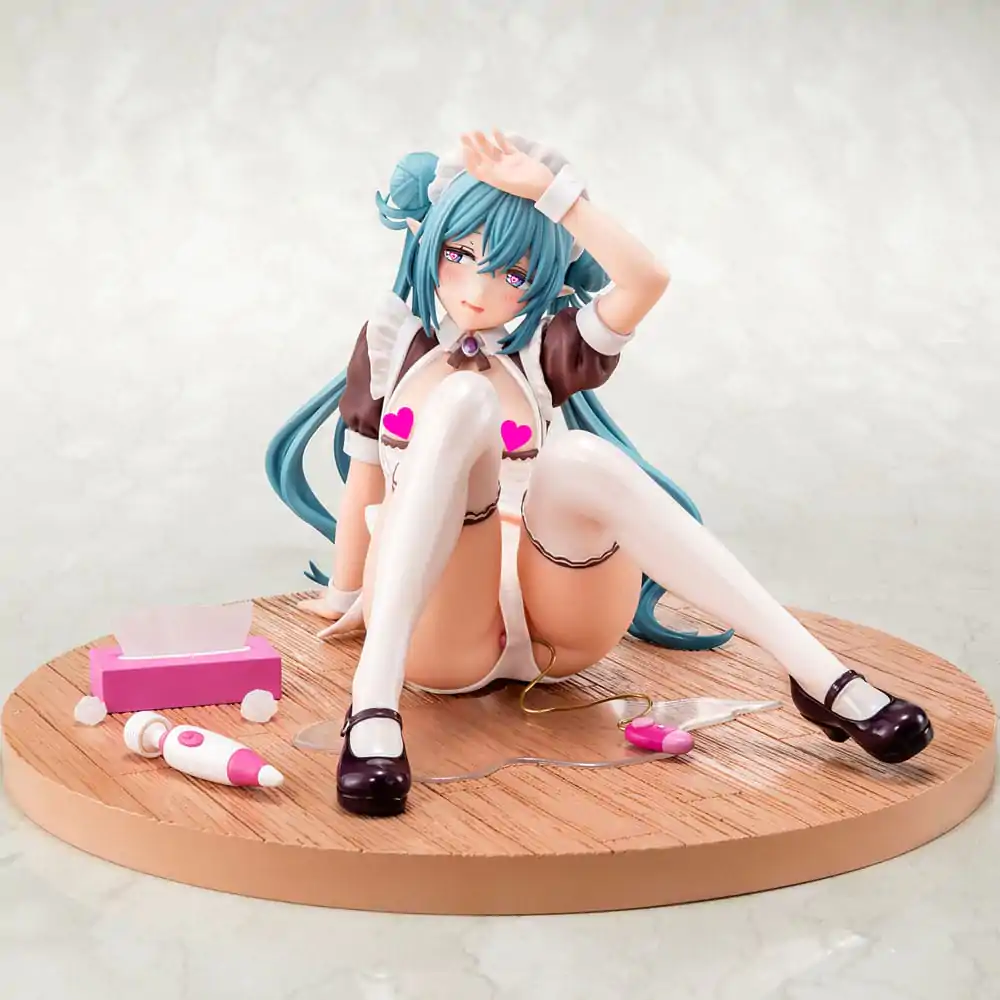 Statuie PVC Personaj Original 1/6 Servicii Sexuale Maid Elfa Lime 17 cm poza produsului