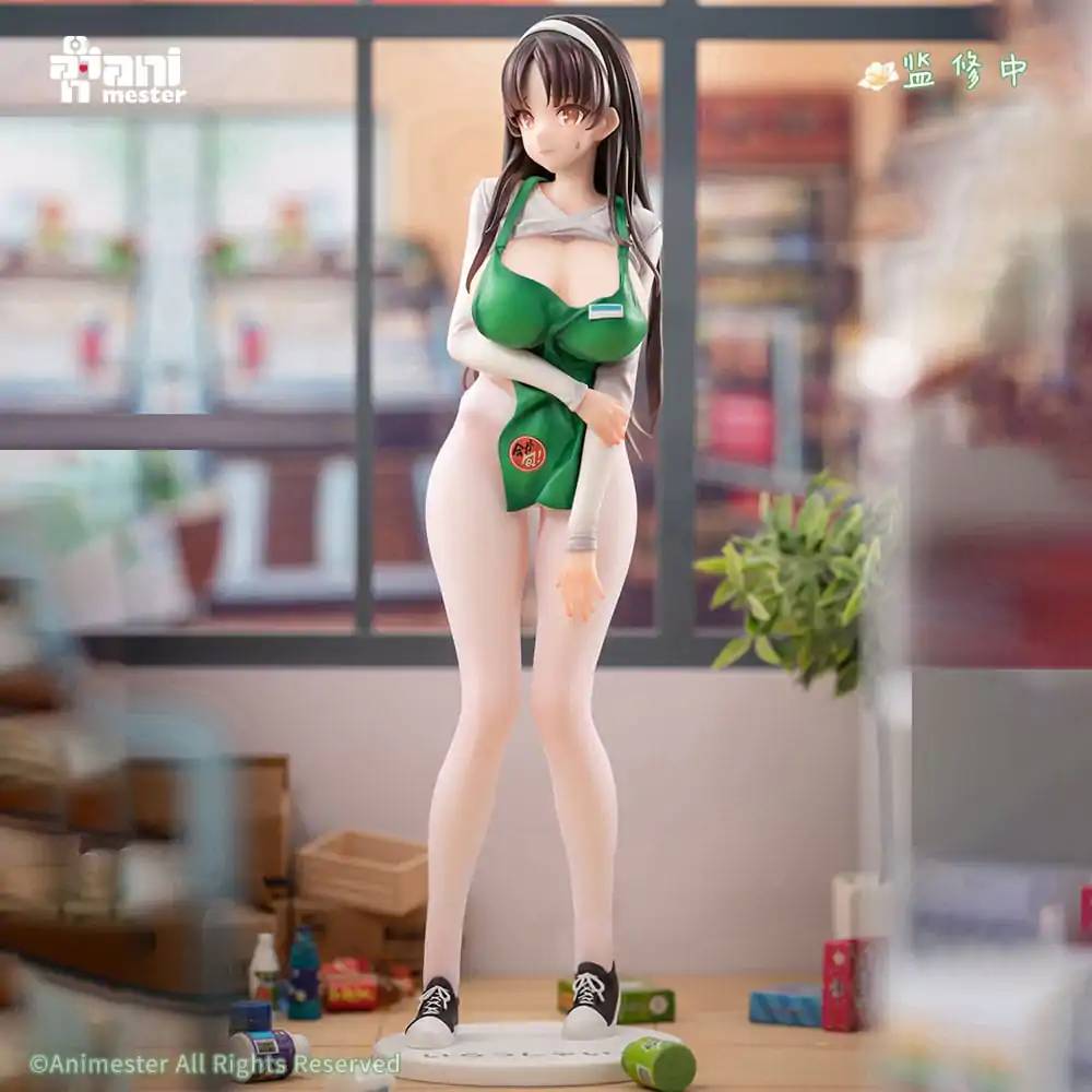 Original Character Statuie 1/6 First Business! Mari Hanamiya the Gentle Shop Assistant illustration by POPQN 28 cm poza produsului
