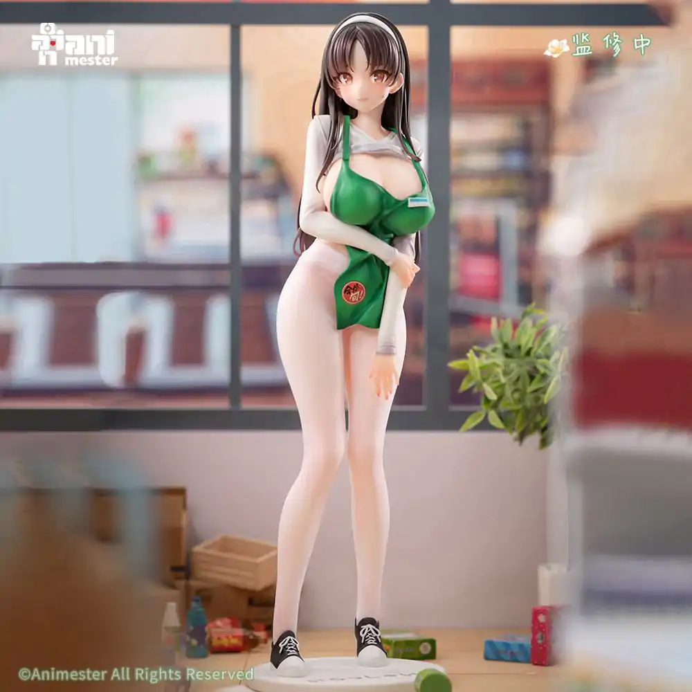 Original Character Statuie 1/6 First Business! Mari Hanamiya the Gentle Shop Assistant illustration by POPQN 28 cm poza produsului