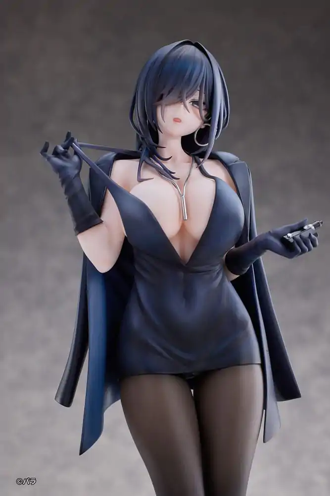 Statuie PVC Personaj Original 1/6 Ishimi Yokoyama Rochie Neagră Dintr-o Bucată Ver. ilustrație de Bara 28 cm poza produsului