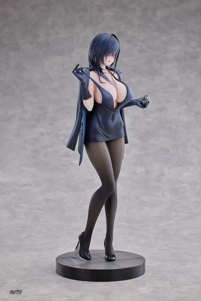 Statuie PVC Personaj Original 1/6 Ishimi Yokoyama Rochie Neagră Dintr-o Bucată Ver. ilustrație de Bara 28 cm poza produsului