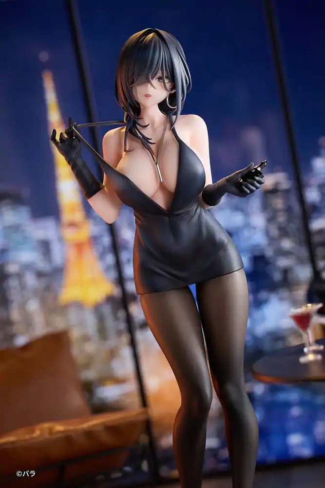 Statuie PVC Personaj Original 1/6 Ishimi Yokoyama Rochie Neagră Dintr-o Bucată Ver. ilustrație de Bara 28 cm poza produsului