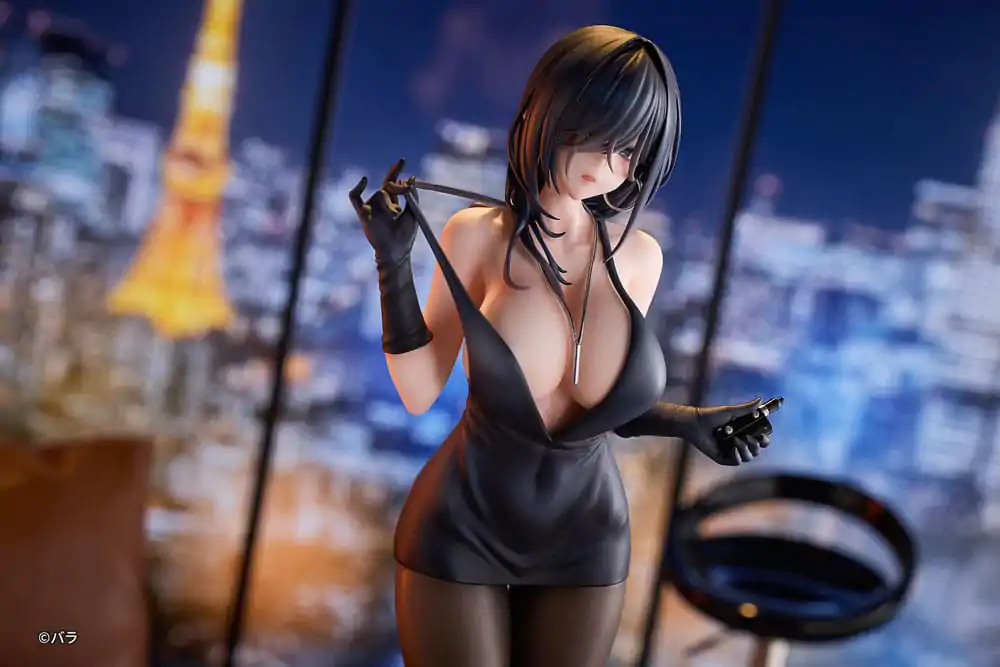 Statuie PVC Personaj Original 1/6 Ishimi Yokoyama Rochie Neagră Dintr-o Bucată Ver. ilustrație de Bara 28 cm poza produsului
