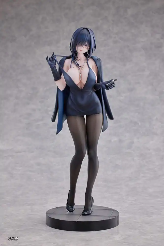 Statuie PVC Personaj Original 1/6 Ishimi Yokoyama Rochie Neagră Dintr-o Bucată Ver. ilustrație de Bara 28 cm poza produsului