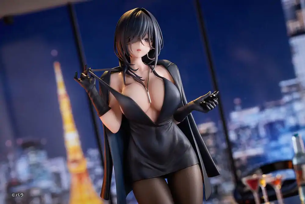 Statuie PVC Personaj Original 1/6 Ishimi Yokoyama Rochie Neagră Dintr-o Bucată Ver. ilustrație de Bara 28 cm poza produsului