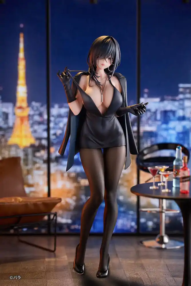 Statuie PVC Personaj Original 1/6 Ishimi Yokoyama Rochie Neagră Dintr-o Bucată Ver. ilustrație de Bara 28 cm poza produsului
