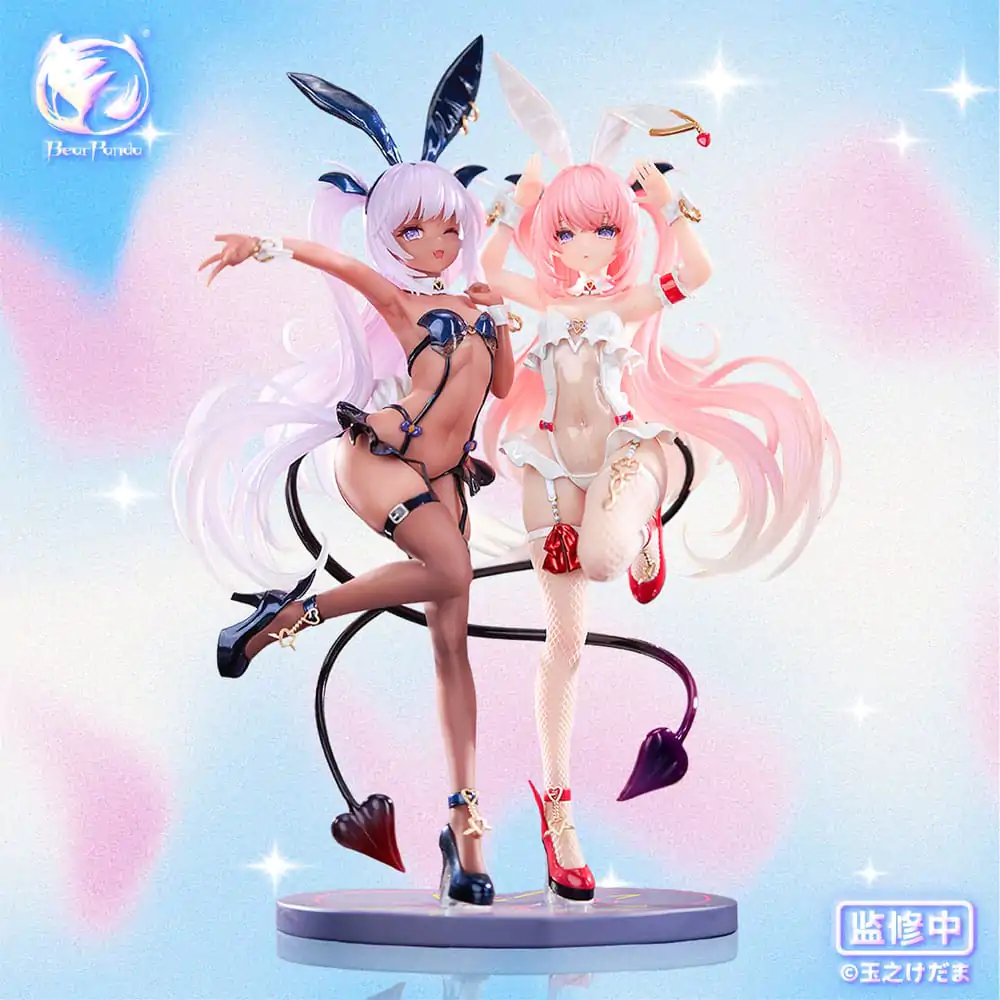 Statuie PVC Personaj Original 1/6 Lulumu & Kulomu ilustrație de Tamano Kedama 27 cm poza produsului