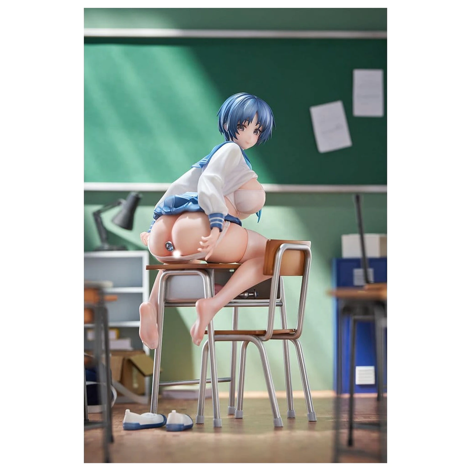 Figurina personaj original 1/6 "Mousou Tights.44": Set de tapiserii Ruri-chan Ilustrație de Hyouuma 27 cm poza produsului