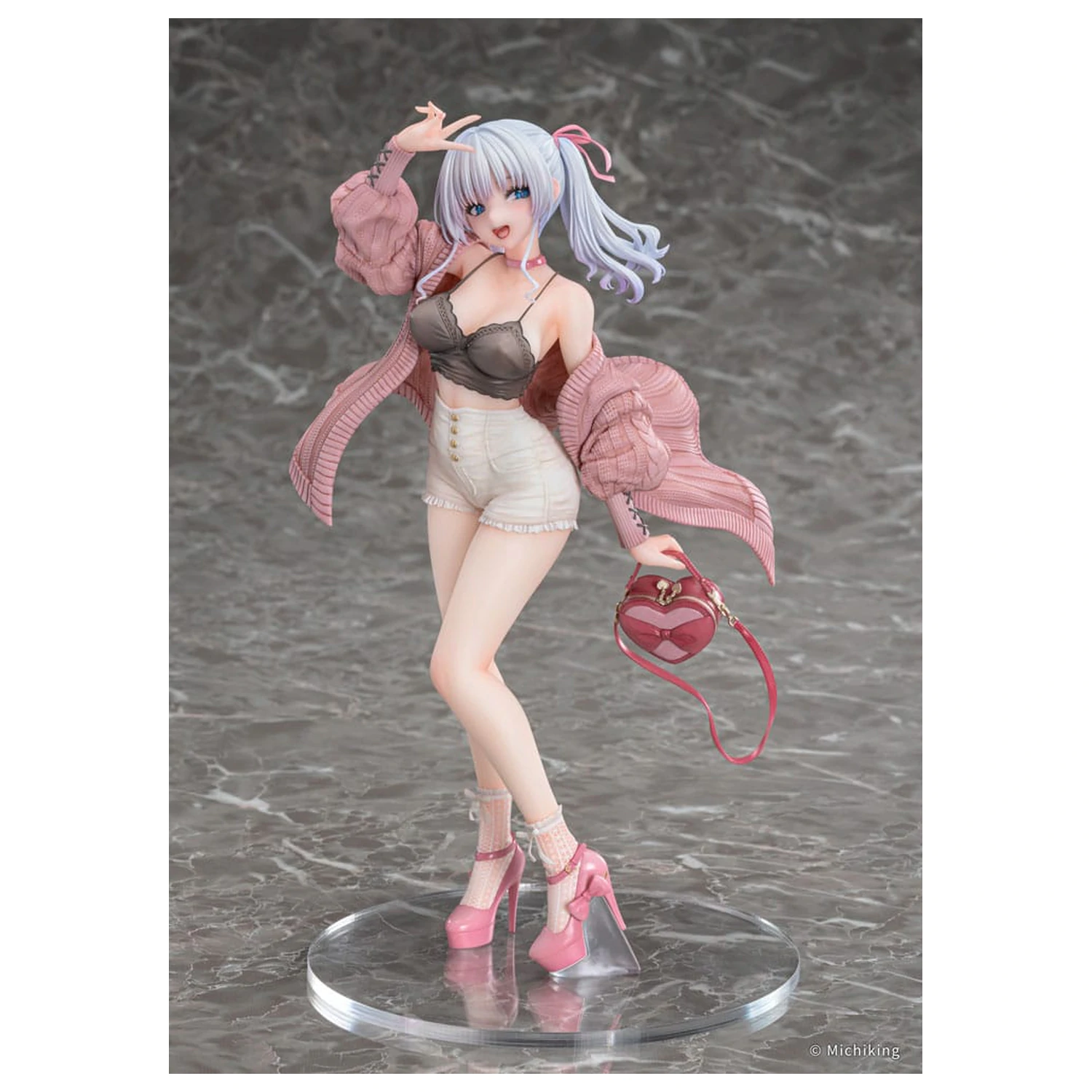 Statuie PVC Original Character 1/6 Shion Passion Pink Illustration by Michiking 27 cm poza produsului