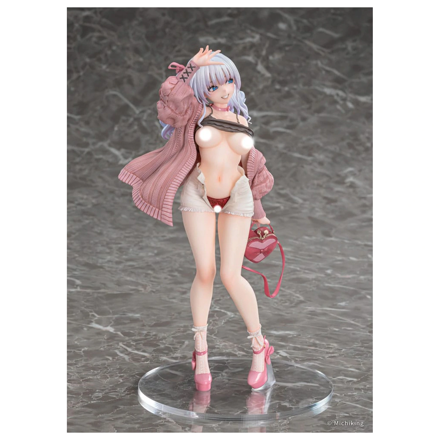 Statuie PVC Original Character 1/6 Shion Passion Pink Illustration by Michiking 27 cm poza produsului