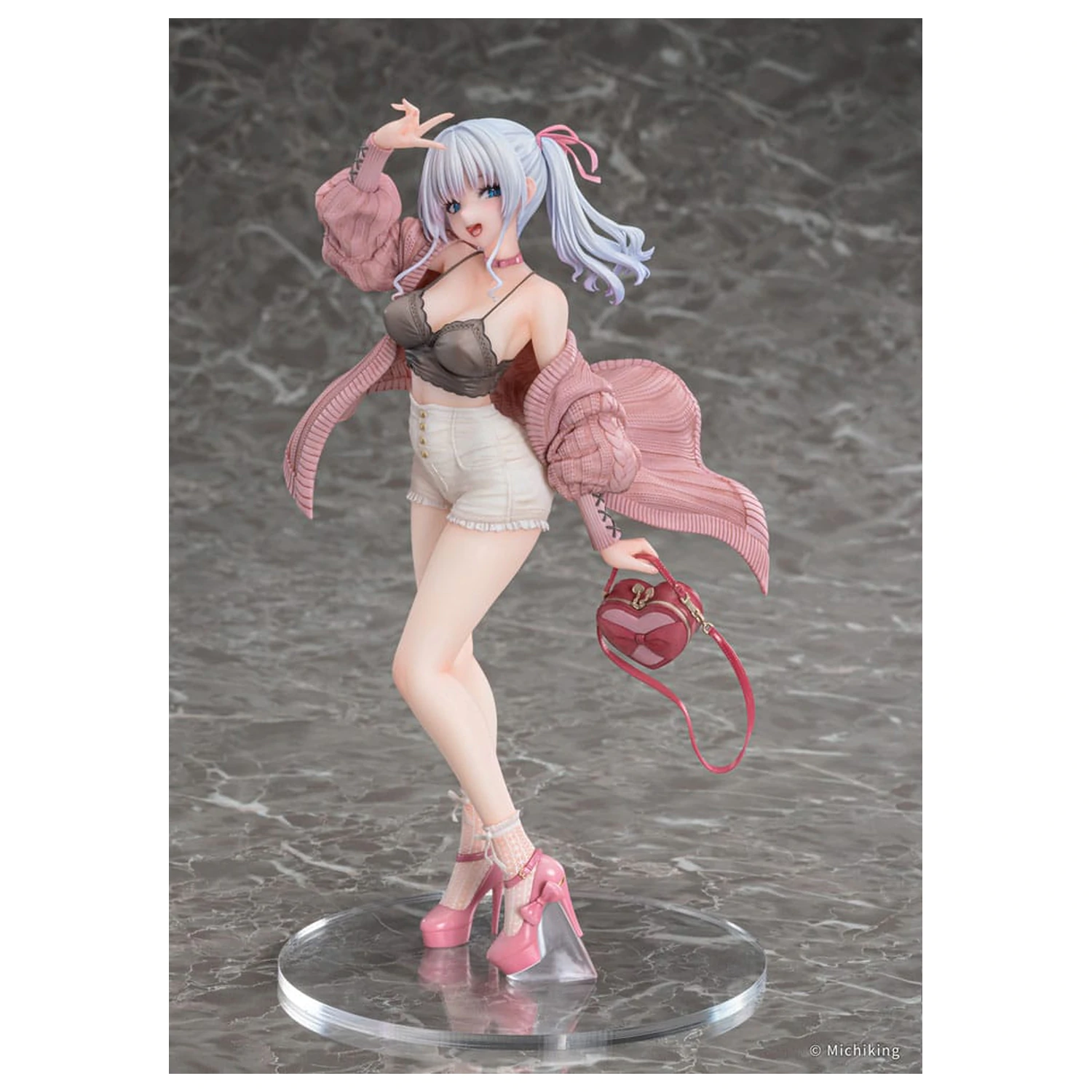 Statuie PVC Original Character 1/6 Shion Passion Pink Illustration by Michiking 27 cm poza produsului