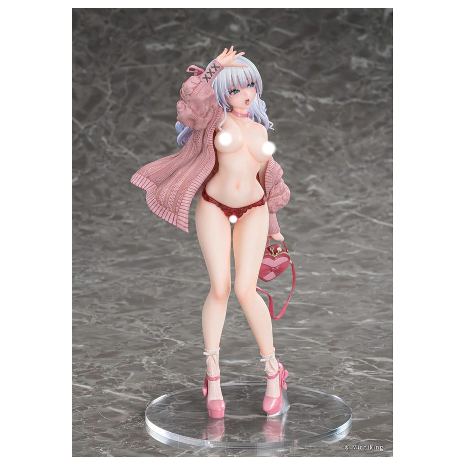 Statuie PVC Original Character 1/6 Shion Passion Pink Illustration by Michiking 27 cm poza produsului