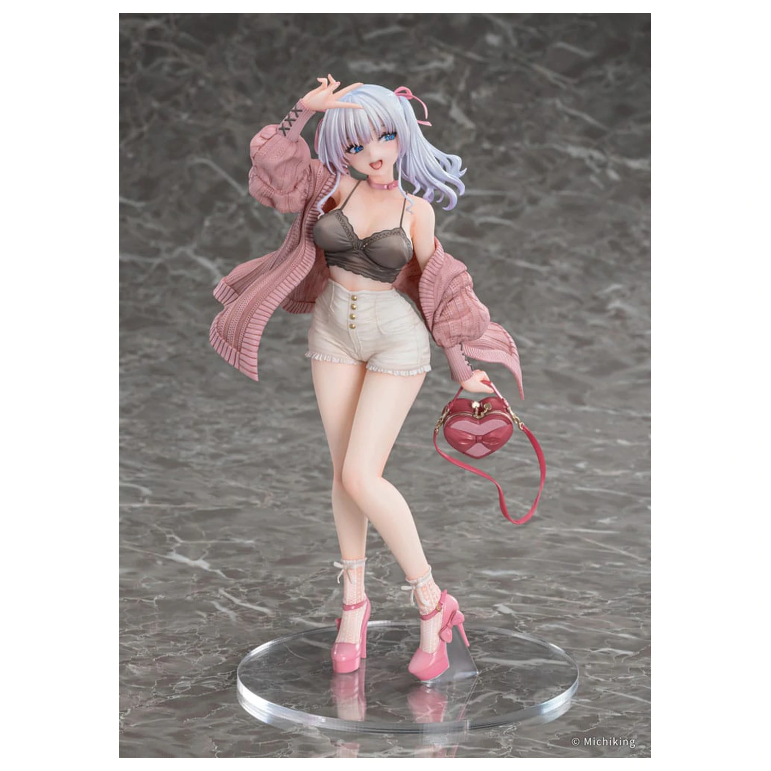 Statuie PVC Original Character 1/6 Shion Passion Pink Illustration by Michiking 27 cm poza produsului