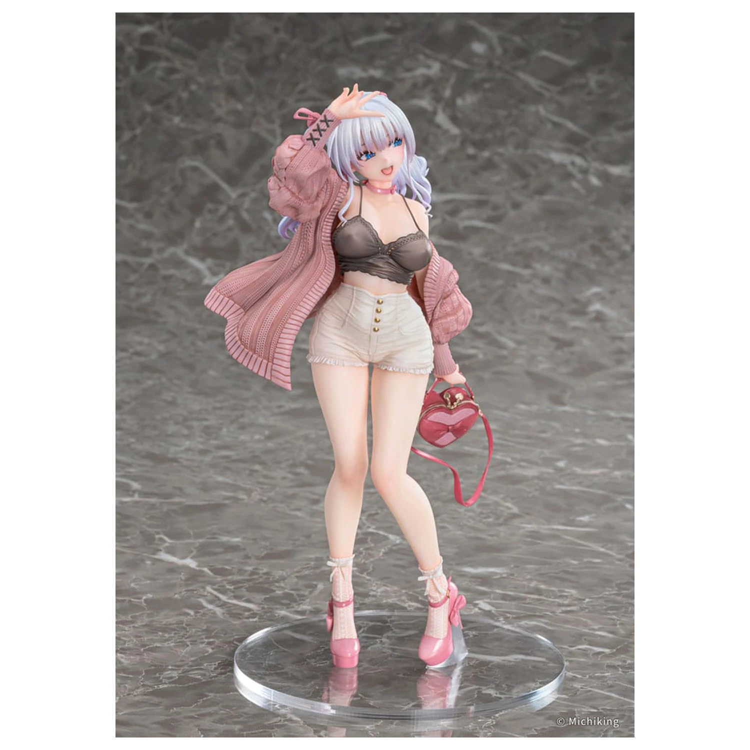Statuie PVC Original Character 1/6 Shion Passion Pink Illustration by Michiking 27 cm poza produsului