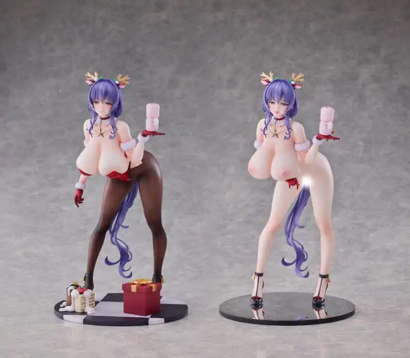 Original Character Statuie PVC 1/6 Succubus Homestay Shiori Sakuma Christmas Costume Special Ver. Bonus Editie Limitata 27 cm poza produsului