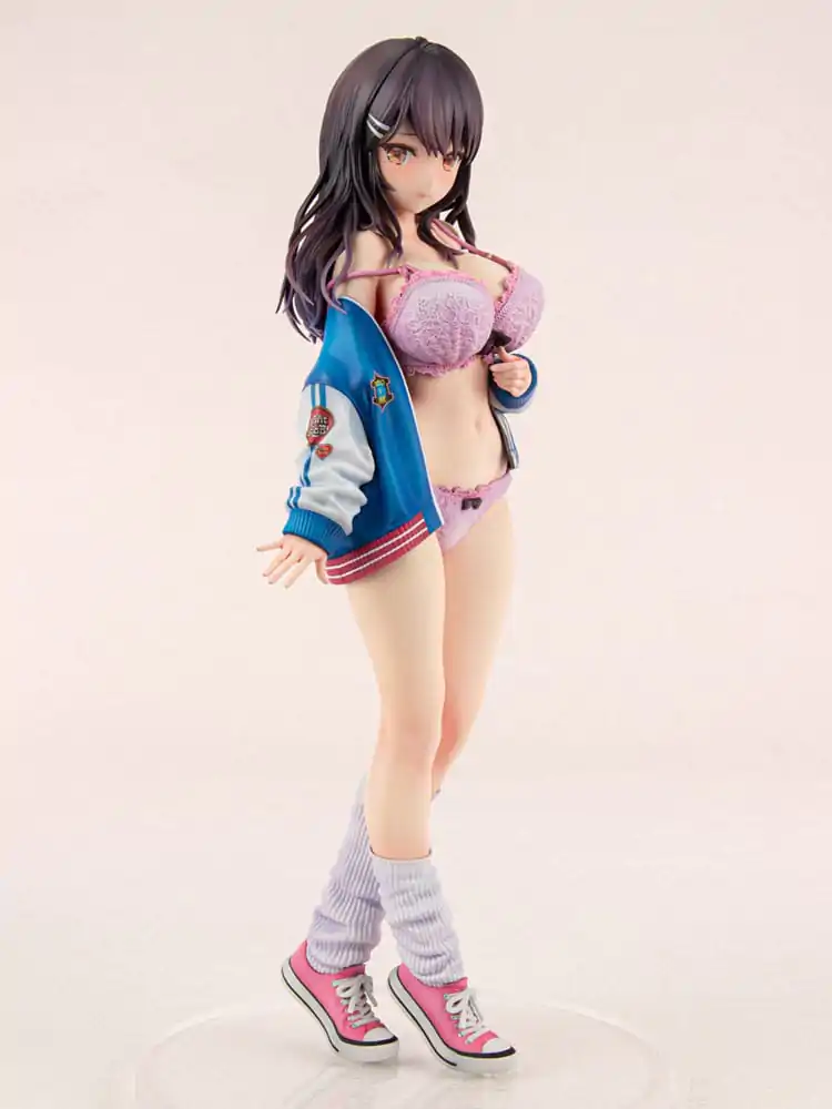 Original Character Statuie din PVC 1/6 Sukajan Jacket Kanojo wa Cool de Itai! Kyouka Kagura 27 cm poza produsului