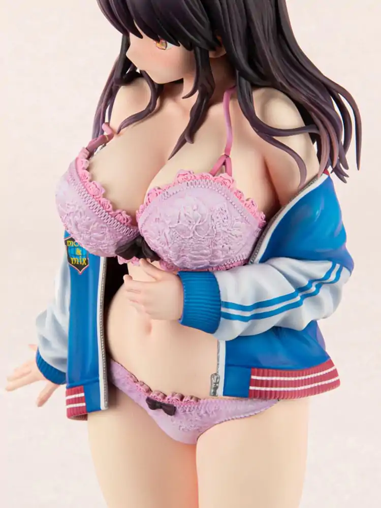 Original Character Statuie din PVC 1/6 Sukajan Jacket Kanojo wa Cool de Itai! Kyouka Kagura 27 cm poza produsului