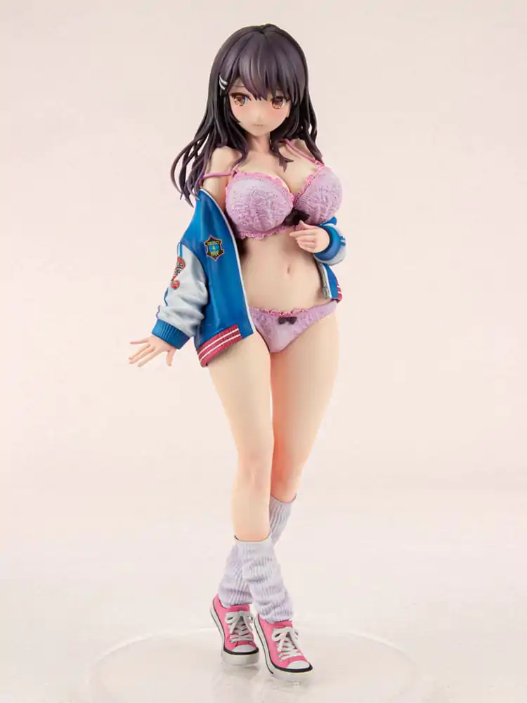 Original Character Statuie din PVC 1/6 Sukajan Jacket Kanojo wa Cool de Itai! Kyouka Kagura 27 cm poza produsului