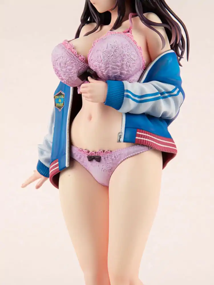 Original Character Statuie din PVC 1/6 Sukajan Jacket Kanojo wa Cool de Itai! Kyouka Kagura 27 cm poza produsului