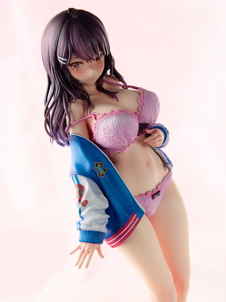 Original Character Statuie din PVC 1/6 Sukajan Jacket Kanojo wa Cool de Itai! Kyouka Kagura 27 cm poza produsului