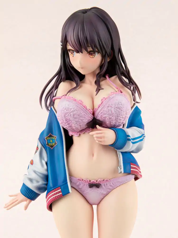 Original Character Statuie din PVC 1/6 Sukajan Jacket Kanojo wa Cool de Itai! Kyouka Kagura 27 cm poza produsului