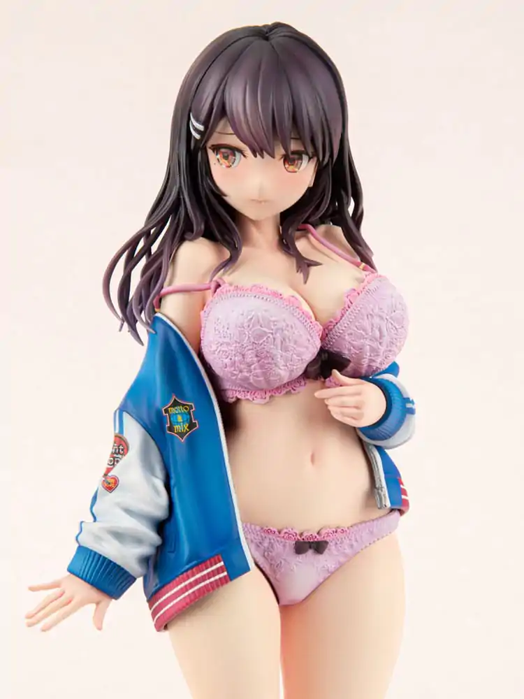 Original Character Statuie din PVC 1/6 Sukajan Jacket Kanojo wa Cool de Itai! Kyouka Kagura 27 cm poza produsului