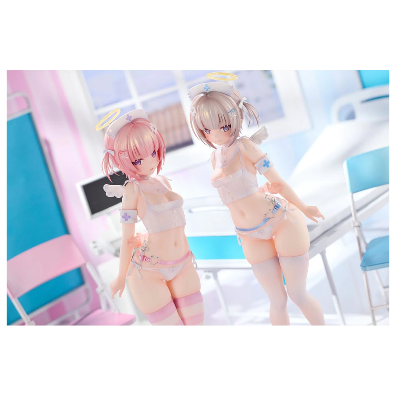 Original Character Statuie 1/6 Suzu & Nagi Illustrated by Kuma 4-gou Set Edition 27 cm poza produsului