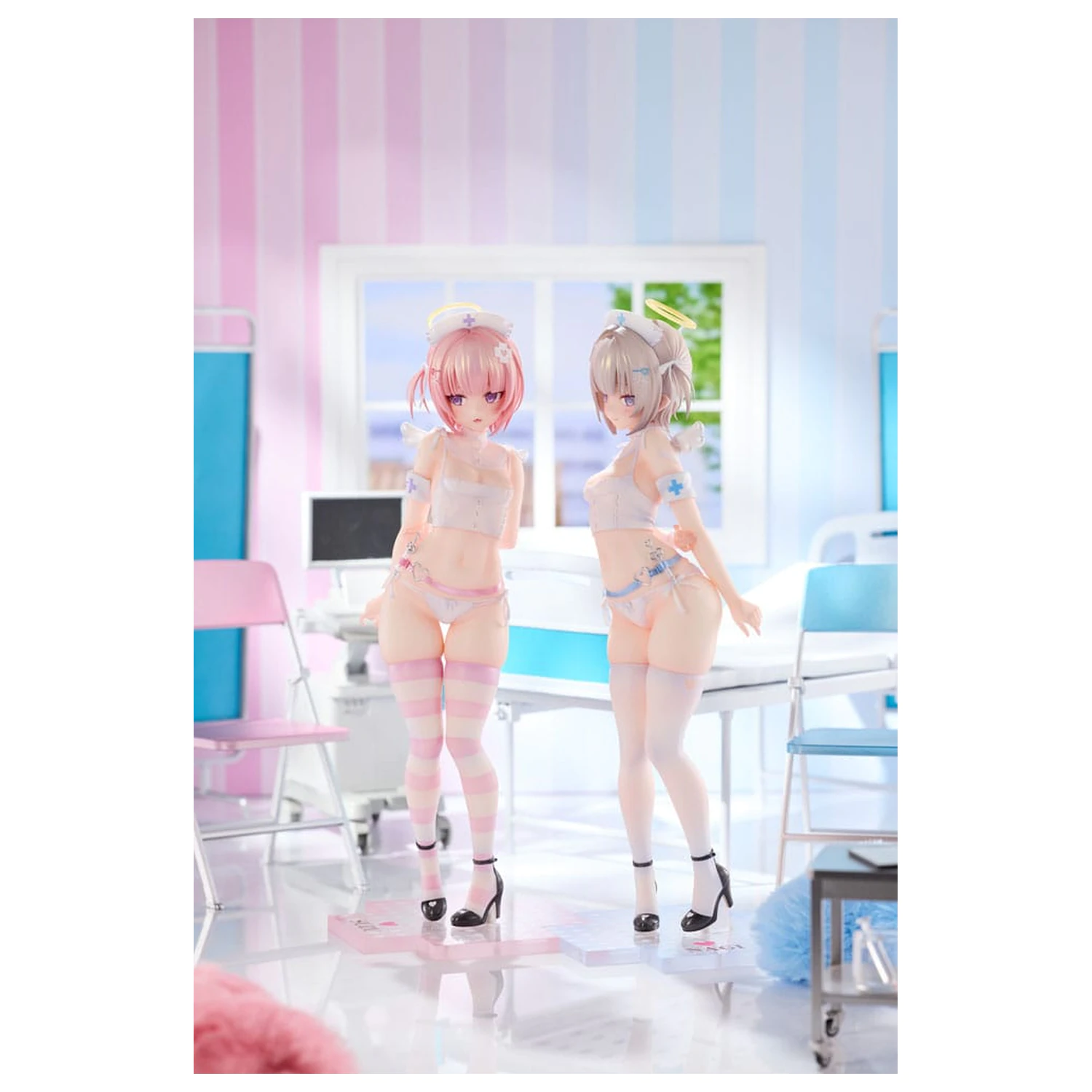 Original Character Statuie 1/6 Suzu & Nagi Illustrated by Kuma 4-gou Set Edition 27 cm poza produsului