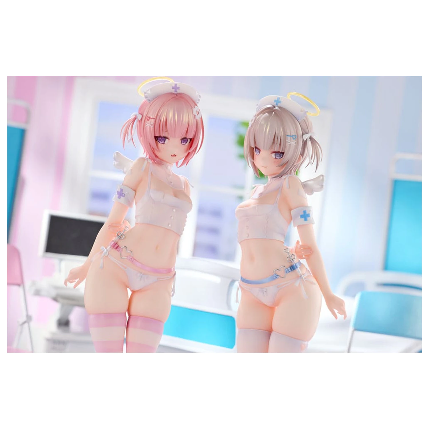 Original Character Statuie 1/6 Suzu & Nagi Illustrated by Kuma 4-gou Set Edition 27 cm poza produsului