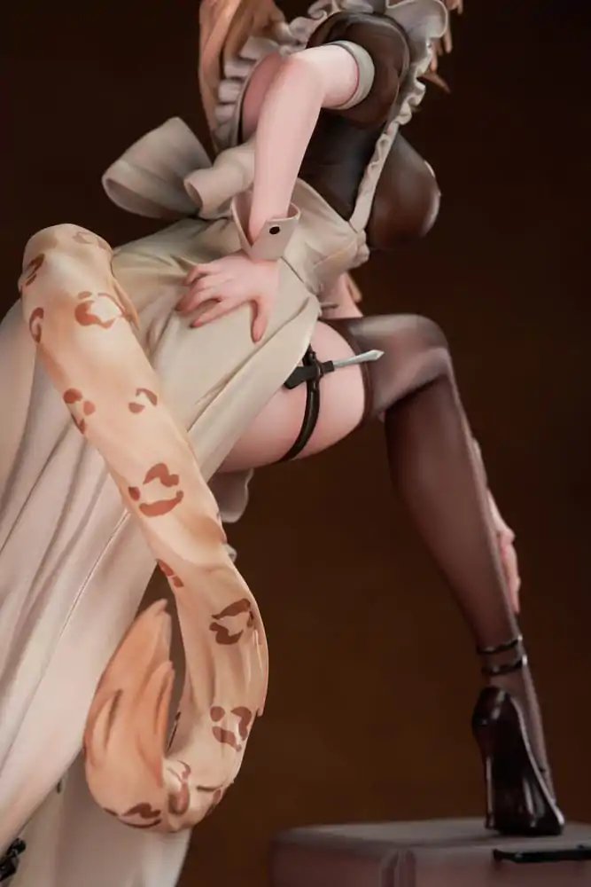 Statuie PVC personaj original 1/7 Battle Maid Different Species Leopard Cat Maria Deluxe Edition 24 cm poza produsului